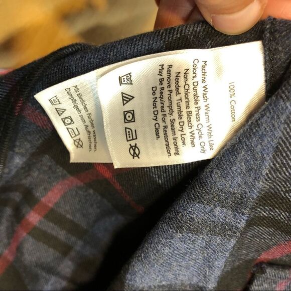 NWT EDDIE BAUER MEN’s Plaid Flannel slim fit M - Picture 3 of 9